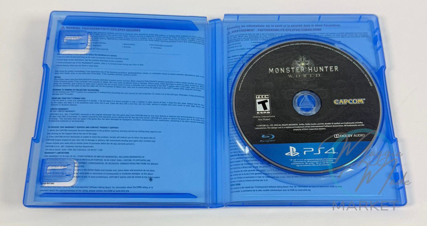 Monster Hunter World PS4 PlayStation 4 Capcom Horizon Zero Dawn Content Included