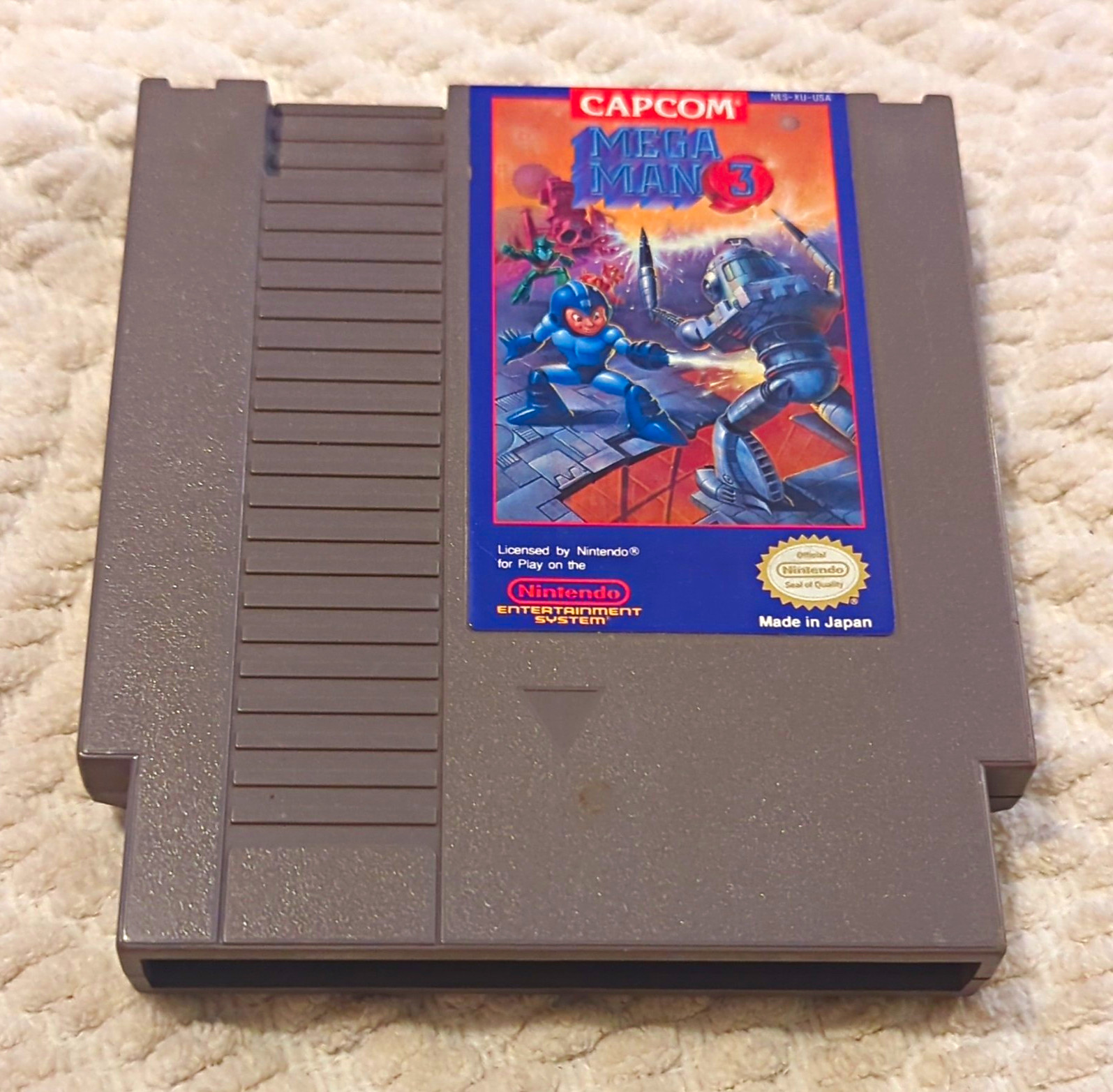 Capcom Mega Man 3 Nintendo NES NTSC-U/C 1988 Tested – Works