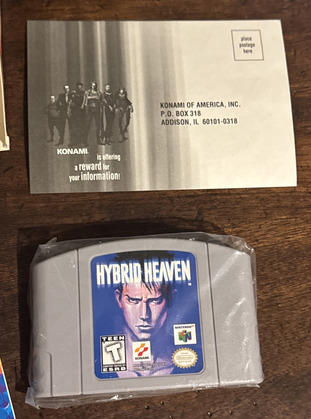Hybrid Heaven Nintendo 64 N64 (1999) CIB w/ All Box, Manual & Inserts
