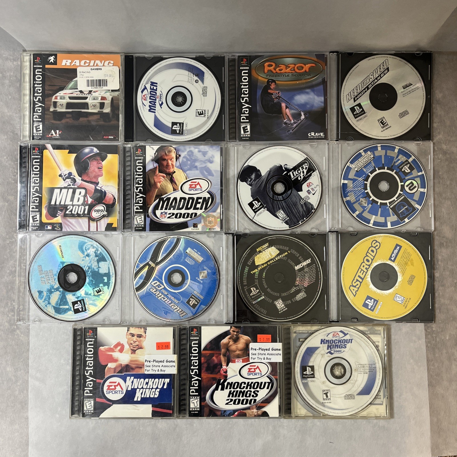 Big Bulk Lot of 15 Sony Playstation 1 PS1 Games – War, RPG, FPS, Sports UNTESTED