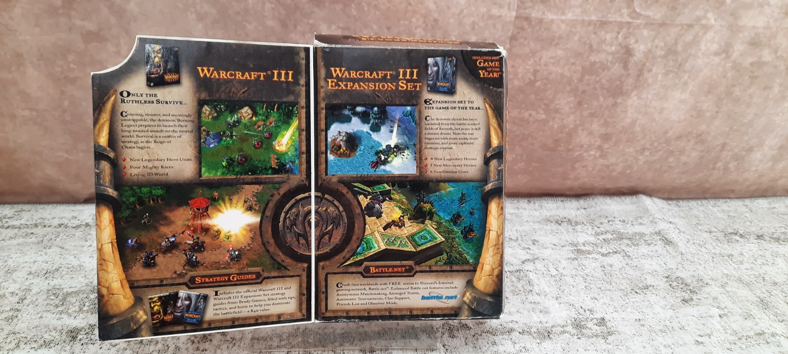 Warcraft III Battle Chest PC/Mac Reign of Chaos Frozen Throne Blizzard