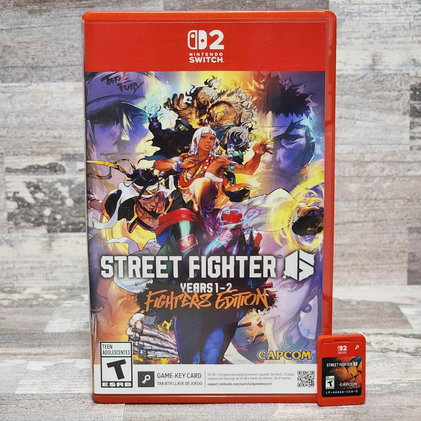 Street Fighter 6 Nintendo Switch 2 Game-Key Card NO DLC INCLUDED