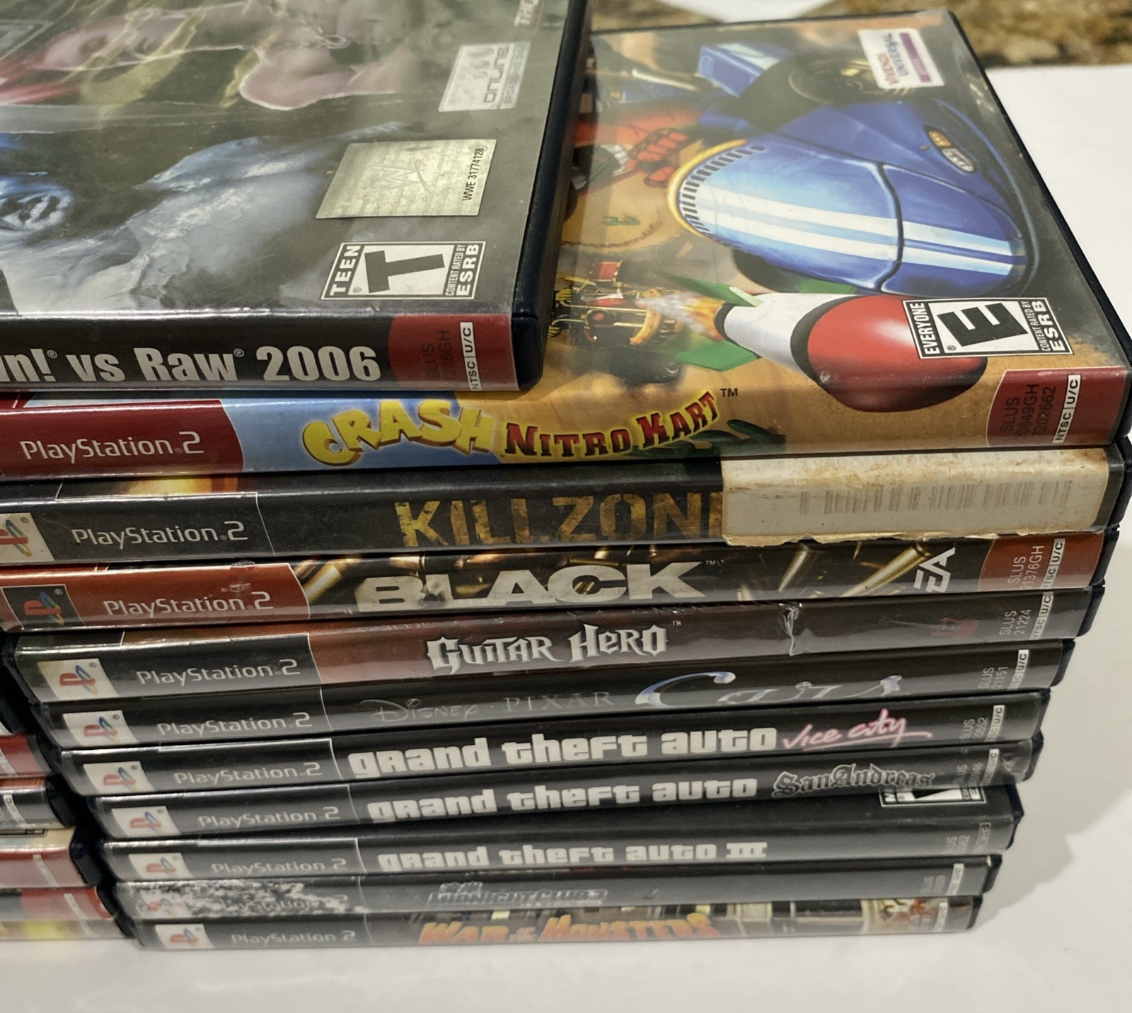 Lot Of 21 PS2 Cases 15 Manuals & Artwork – No Games – Free Shipping