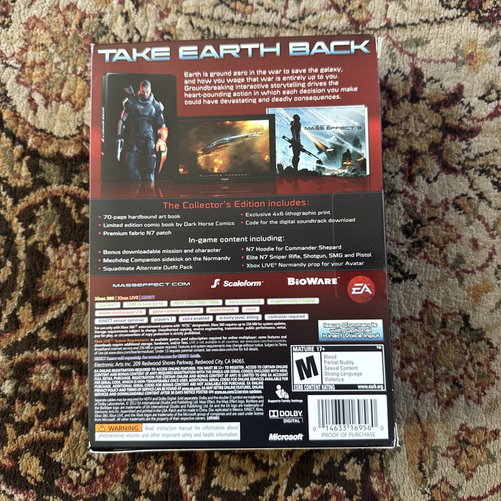 Mass Effect 3 Collector’s Edition -Xbox 360