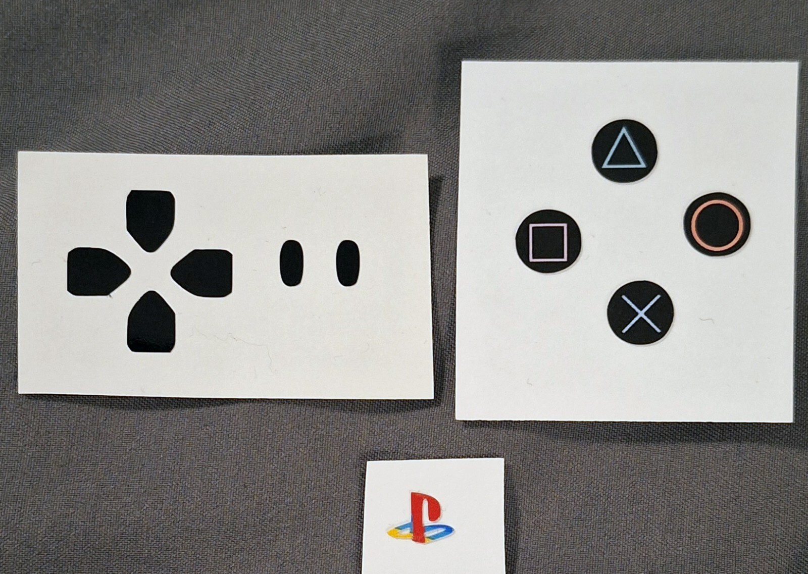 Custom PS5 Controller RETRO Classic Buttons (Stickers ONLY)