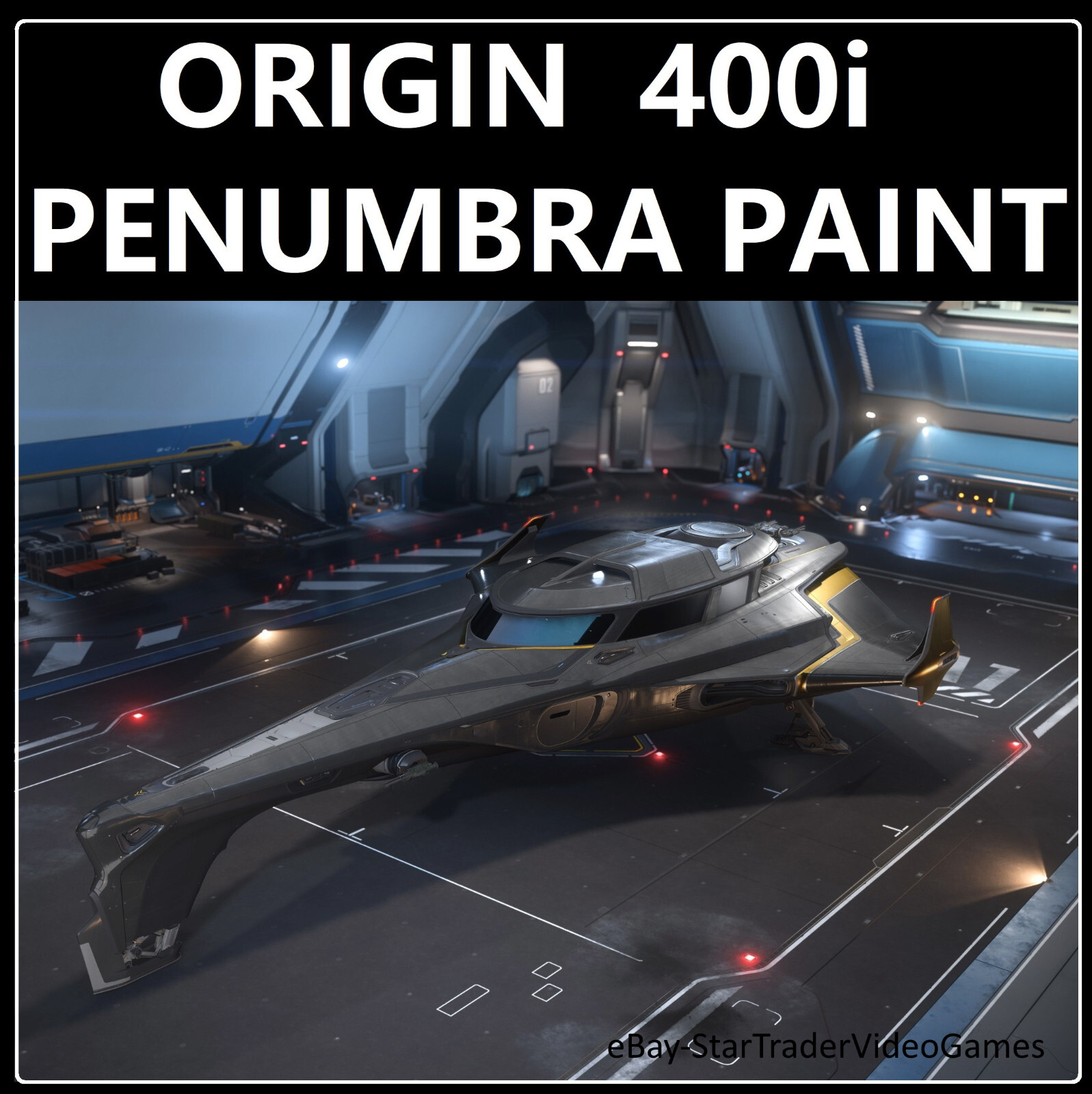 STAR CITIZEN PAINTS – ORIGIN 400i PENUMBRA LIMITED PAINT / SKIN
