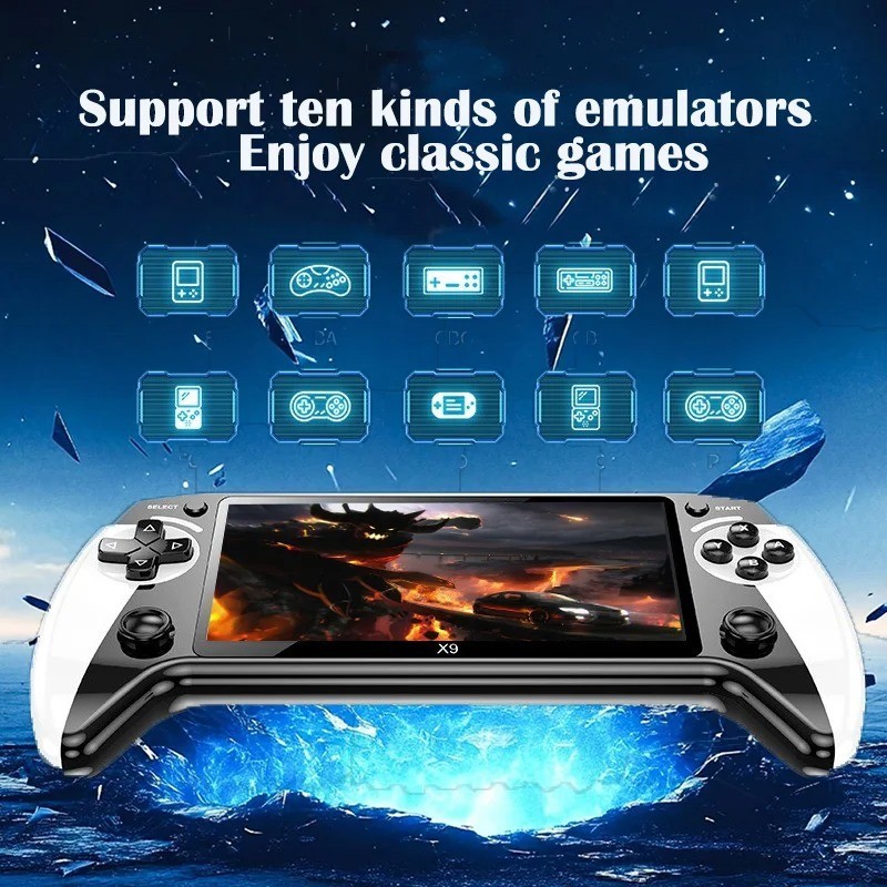 X9 Retro Handheld Game Console 5.5 Inch | 20000+ Games | Portable Gaming Player