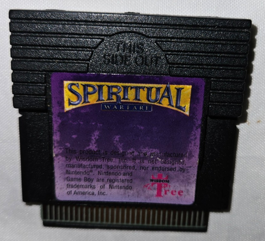 Spiritual Warfare Cartridge Only Authentic Nintendo Game Boy Wisdom Tree Gameboy
