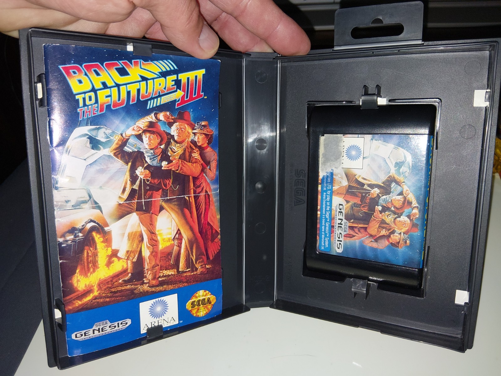Sega Genesis Back To The Future III 3 CIB With Manual Tested And Working