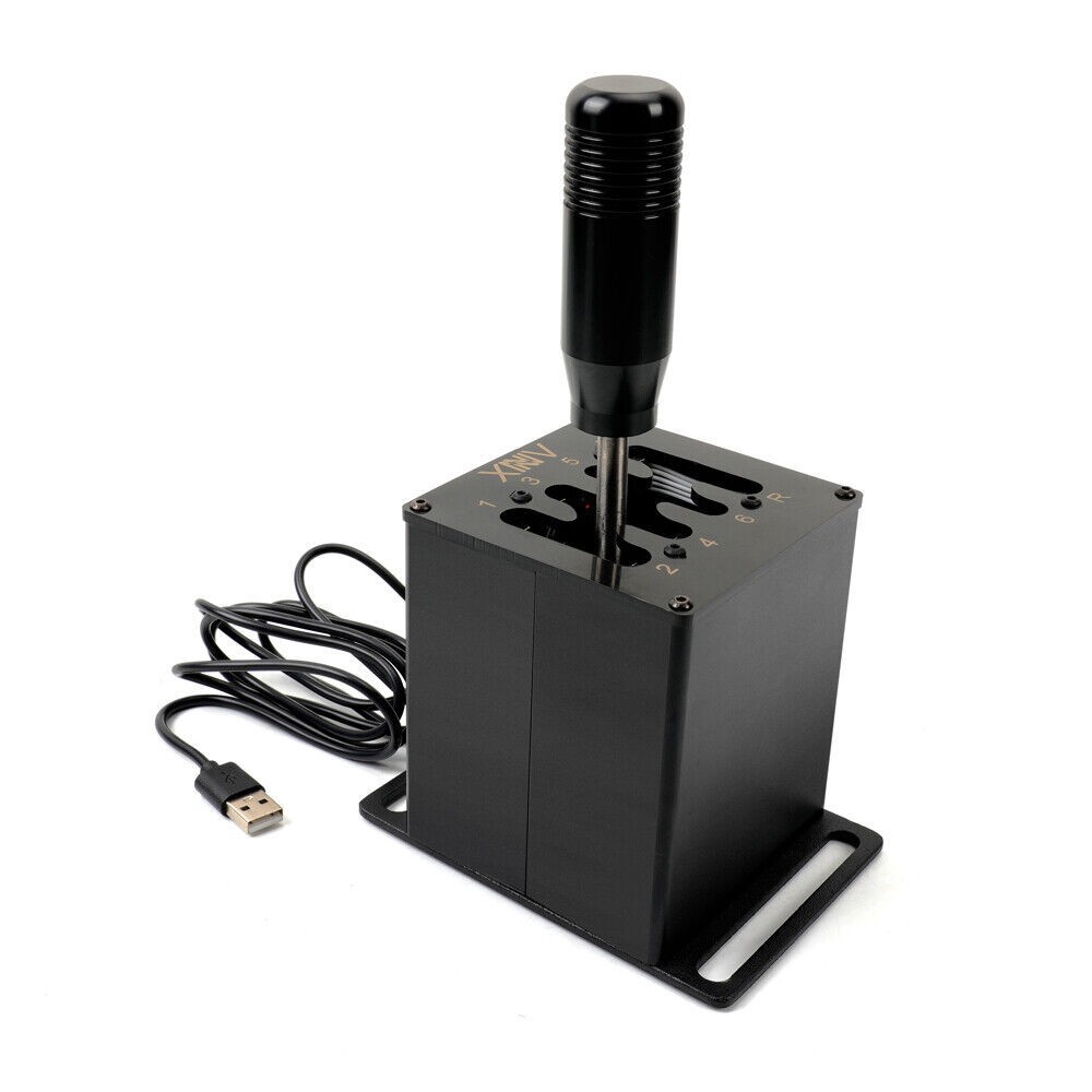 USB PC H Gear Shifter 7+R Sim Racing Game For Logitech G29 G27 G25 Thrustmaster