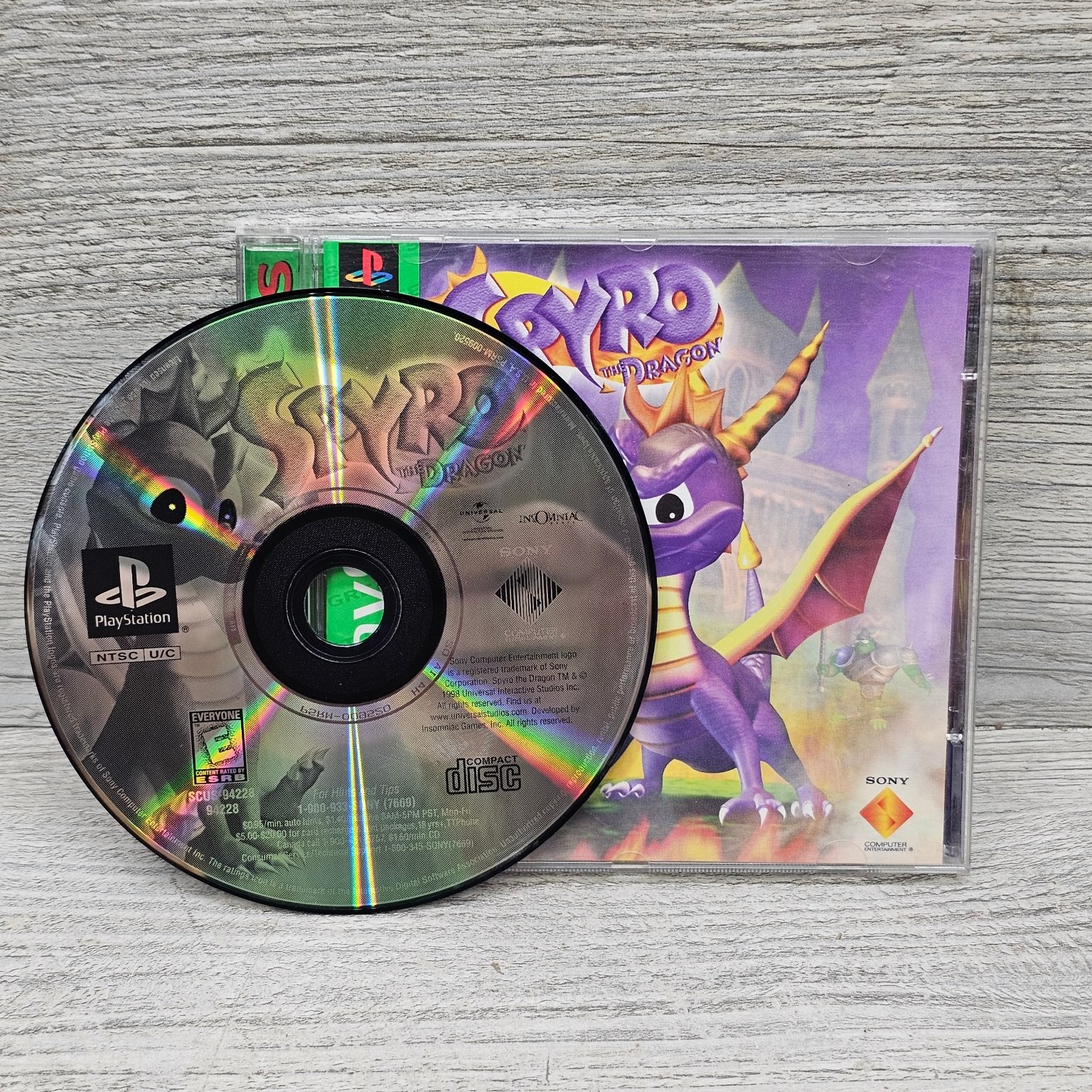Spyro the Dragon Greatest Hits PlayStation 3D Platformer CIB Tested Working