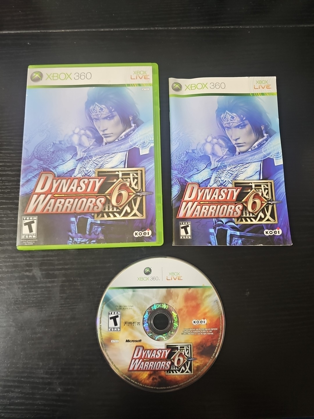Dynasty Warriors 6 Microsoft Xbox 360 DISC ONLY Tested Free Shipping
