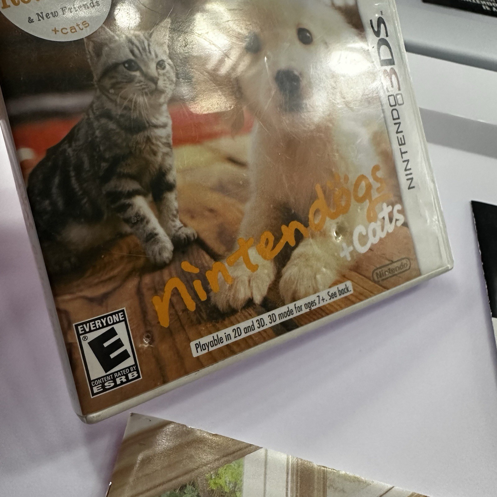 Nintendogs + Cats: Golden Retriever & New Friends (Nintendo 3DS) 2011 CIB Good