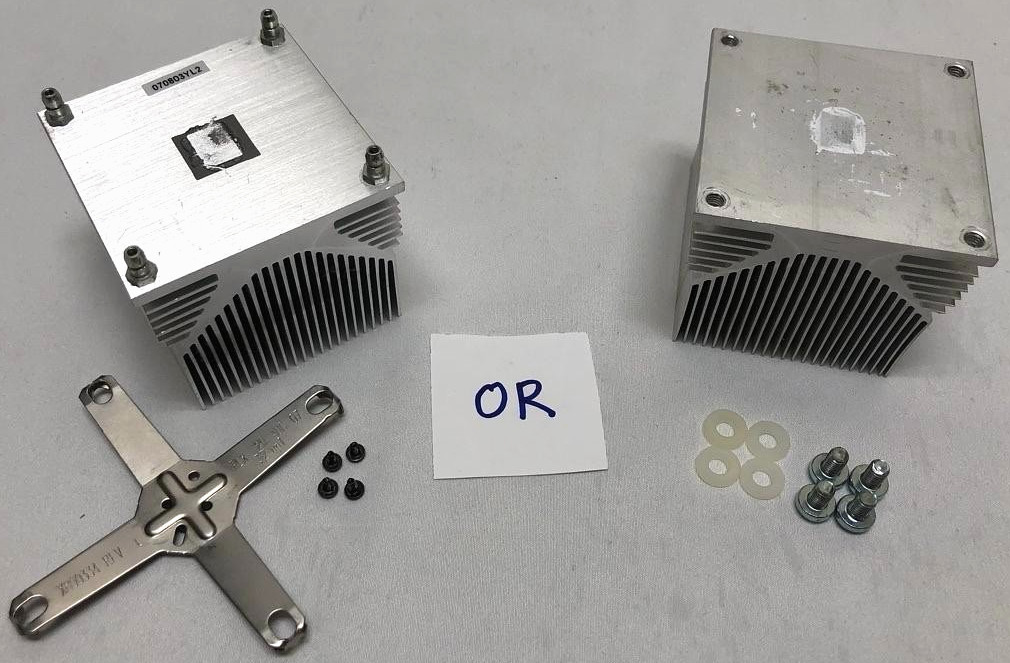 OEM Xbox 360 Original OG Fat HEATSINK Brick Cube X812722-001 Bracket 800334 Part