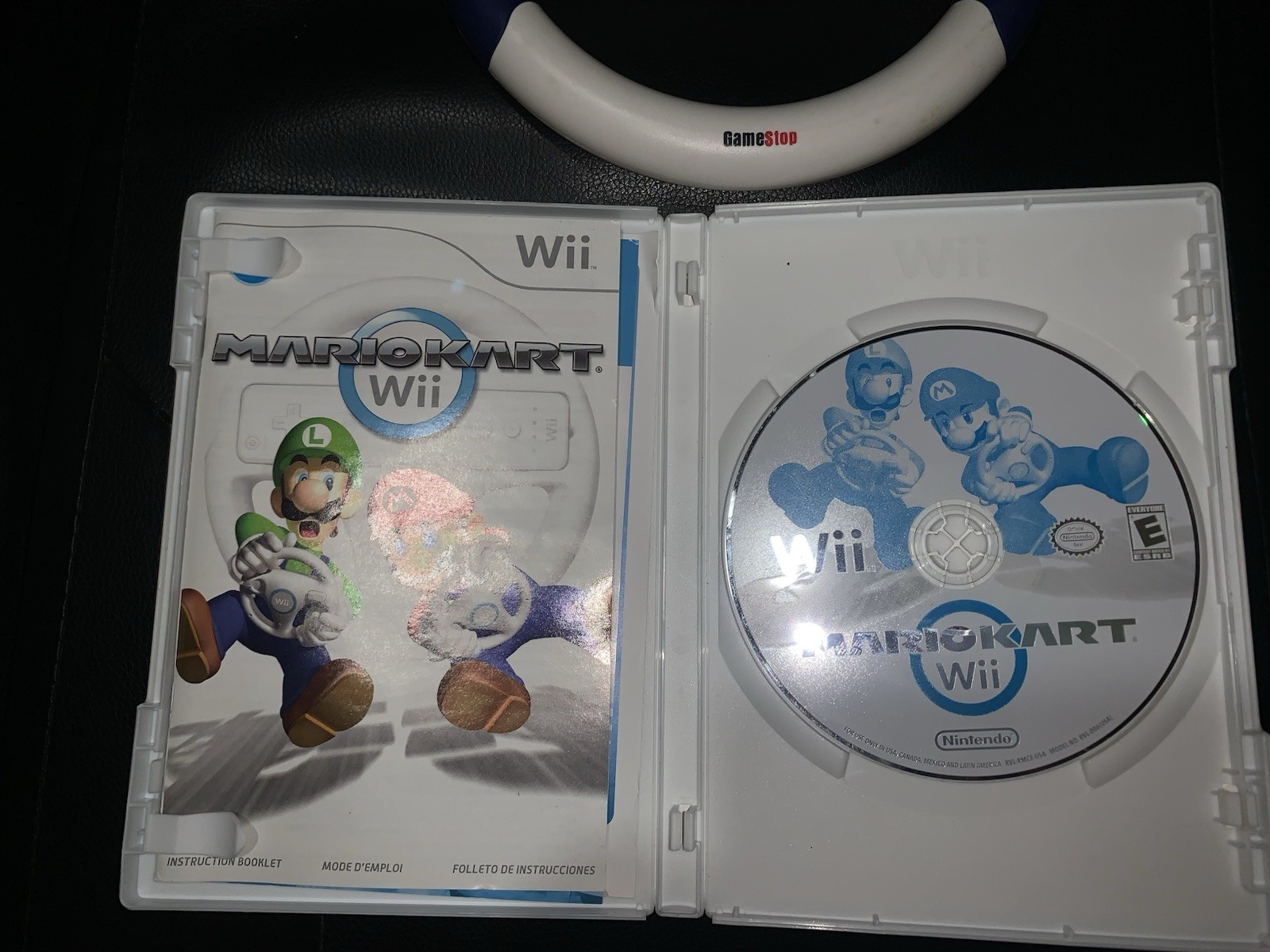 Mario Kart Wii (Nintendo, 2008) With Third Party Wheel