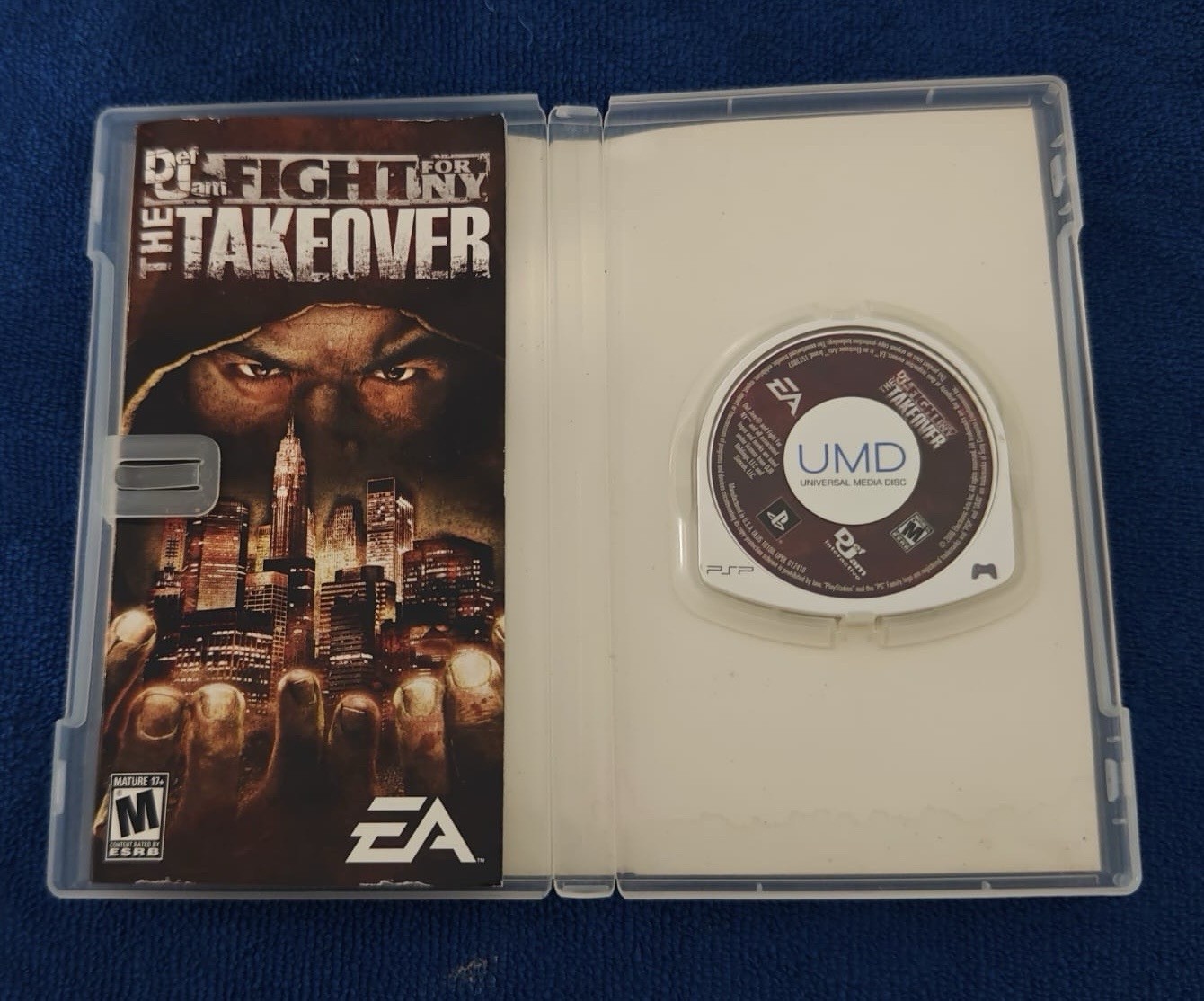 Def Jam Fight for NY The Takeover PSP UMD EA M NTSC-U/C Manual Included
