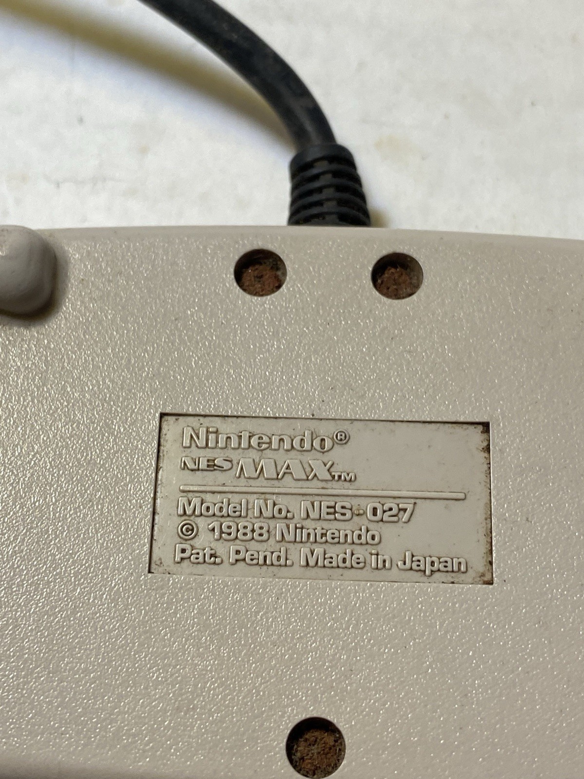 Nintendo NES Max Turbo Controller OEM Untested NES-027