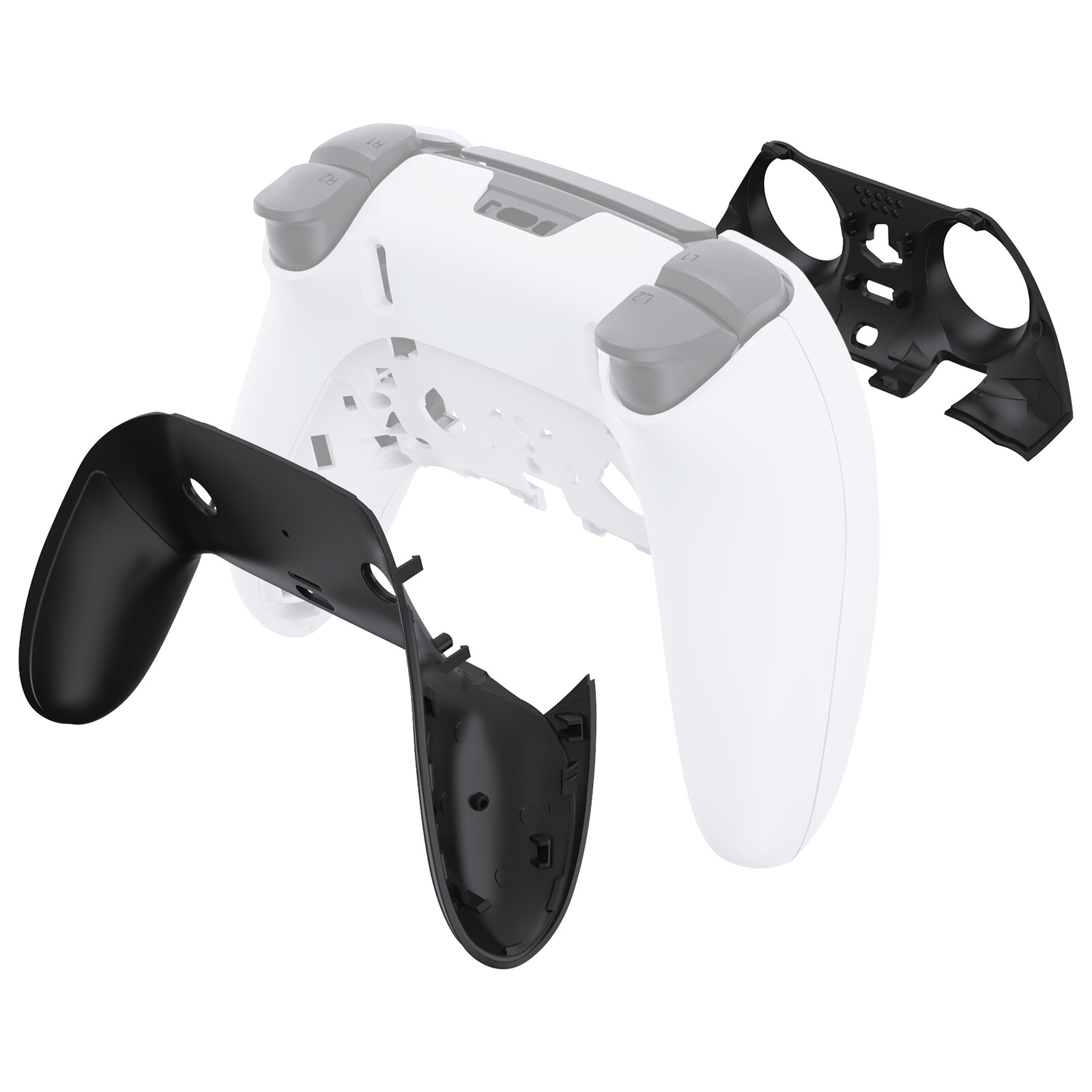 Replacement Custom Decorative Trim Front Back Clip Shell for PS5 Edge Controller