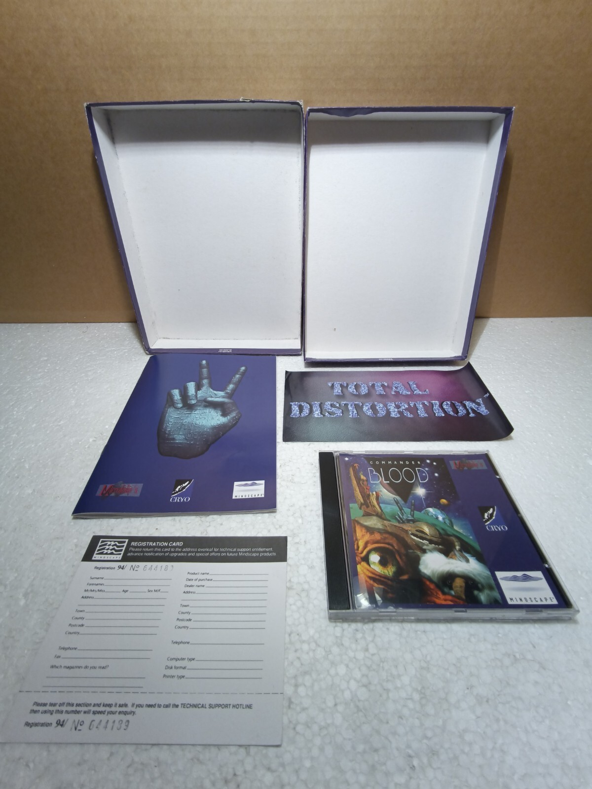 Commander Blood PC Big Box, NEW! CIB, RARE – Vintage – RETRO!