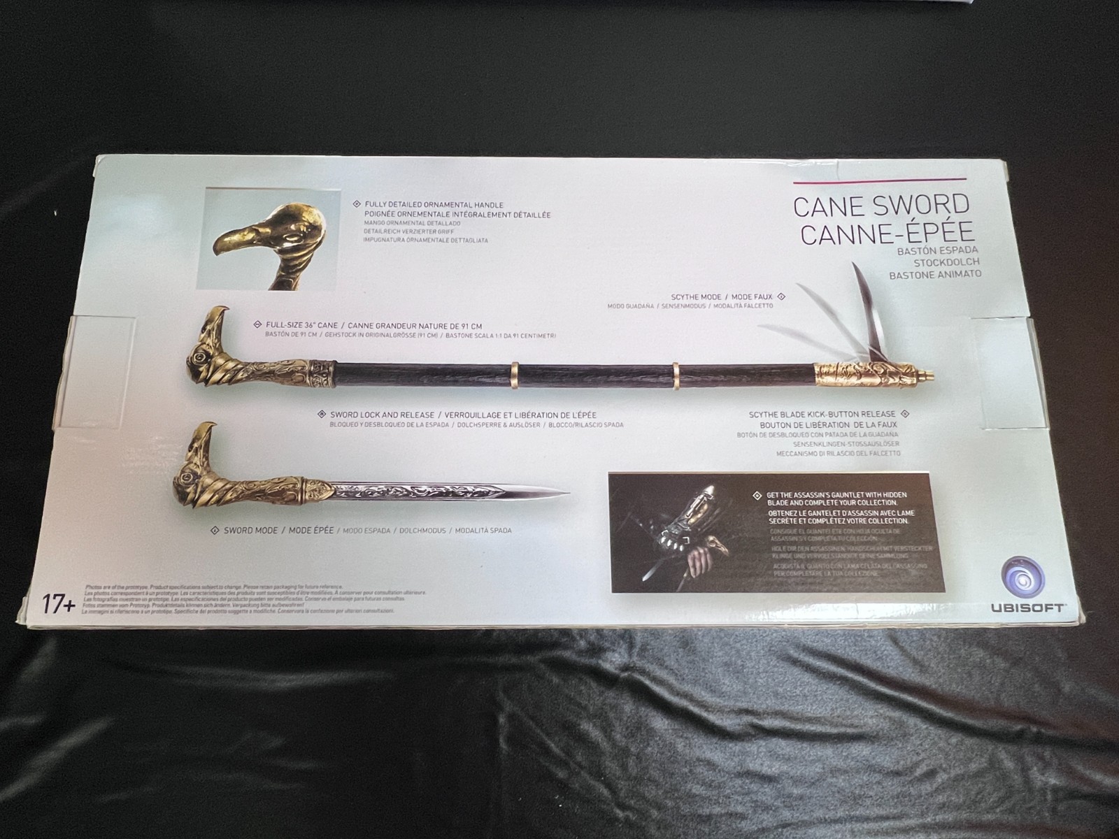 Assassin’s Creed Syndicate Cane Sword Prop Replica – Slightly Used with Box