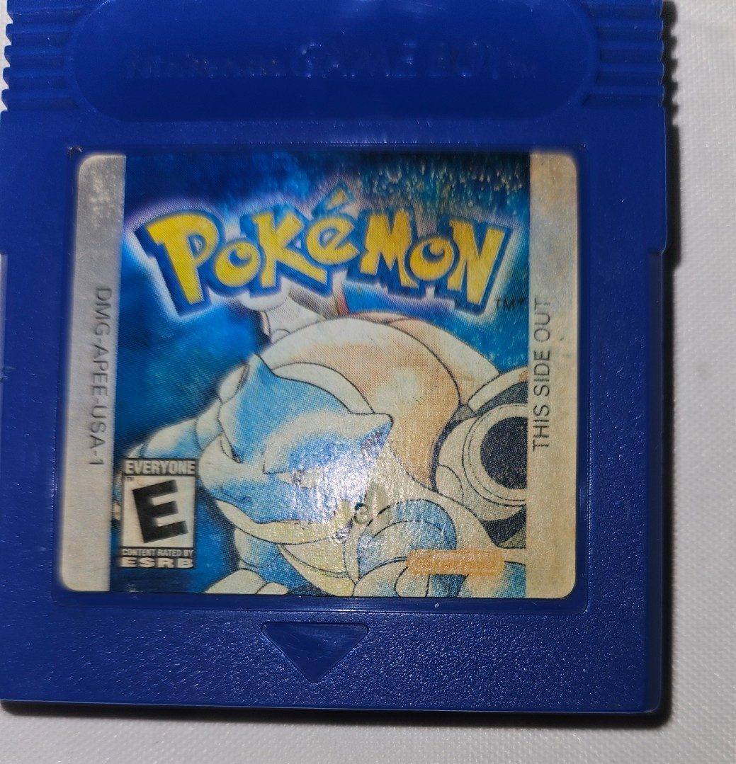 Pokemon Blue Cartridge Only Authentic Nintendo Game Boy New Battery USA-1 Saves