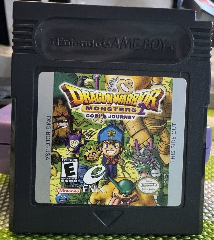 Dragon Warrior Monsters 2: Cobi’s Journey Game Boy Color 2001 – Authentic Tested