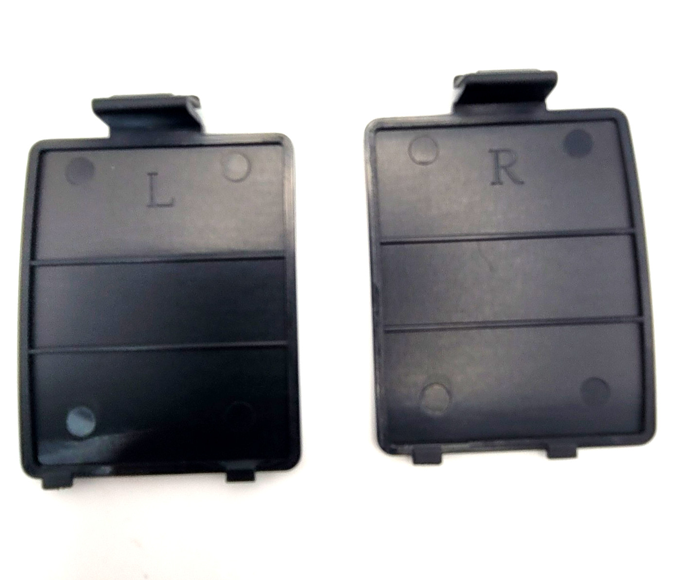 Battery Covers for Sega Game Gear Console – Black (Both Left and Right Included)
