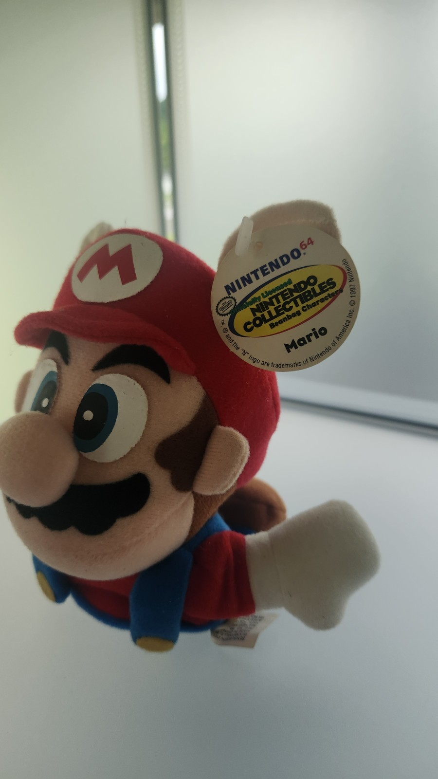 1997 Nintendo 64 Flying Mario Plush Collectible w/ Original Hang Tag Rare N64