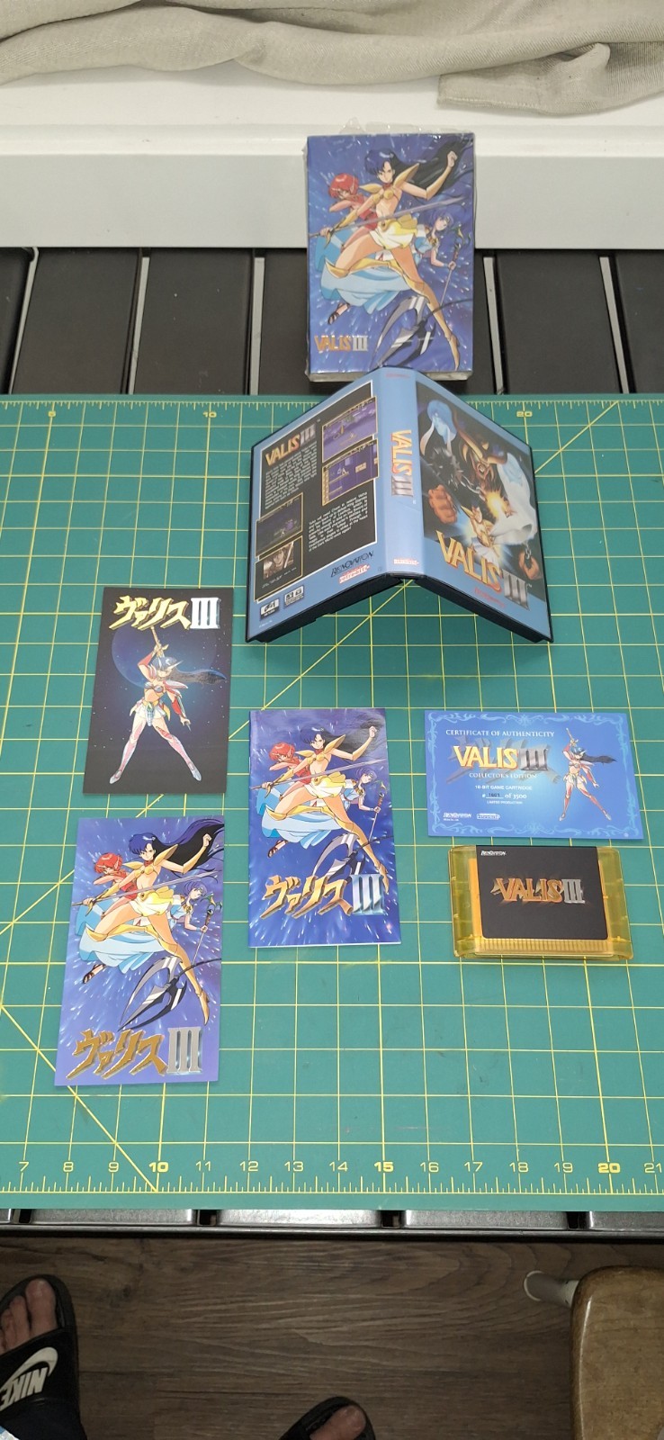 Sega Genesis Retro-Bit 3 Game Lot Mint Valis III, Gleylancer, Megaman Wily Wars