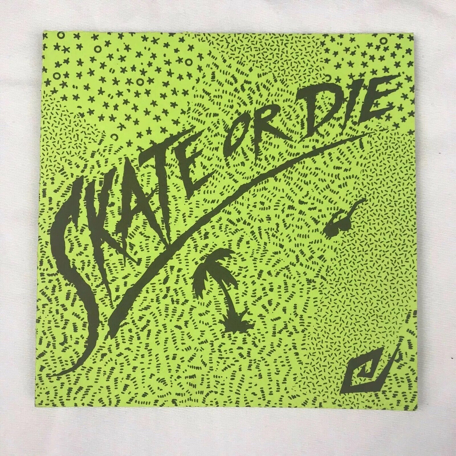 Skate Or Die Original Fold Out Manual Booklet insert for the PC Game