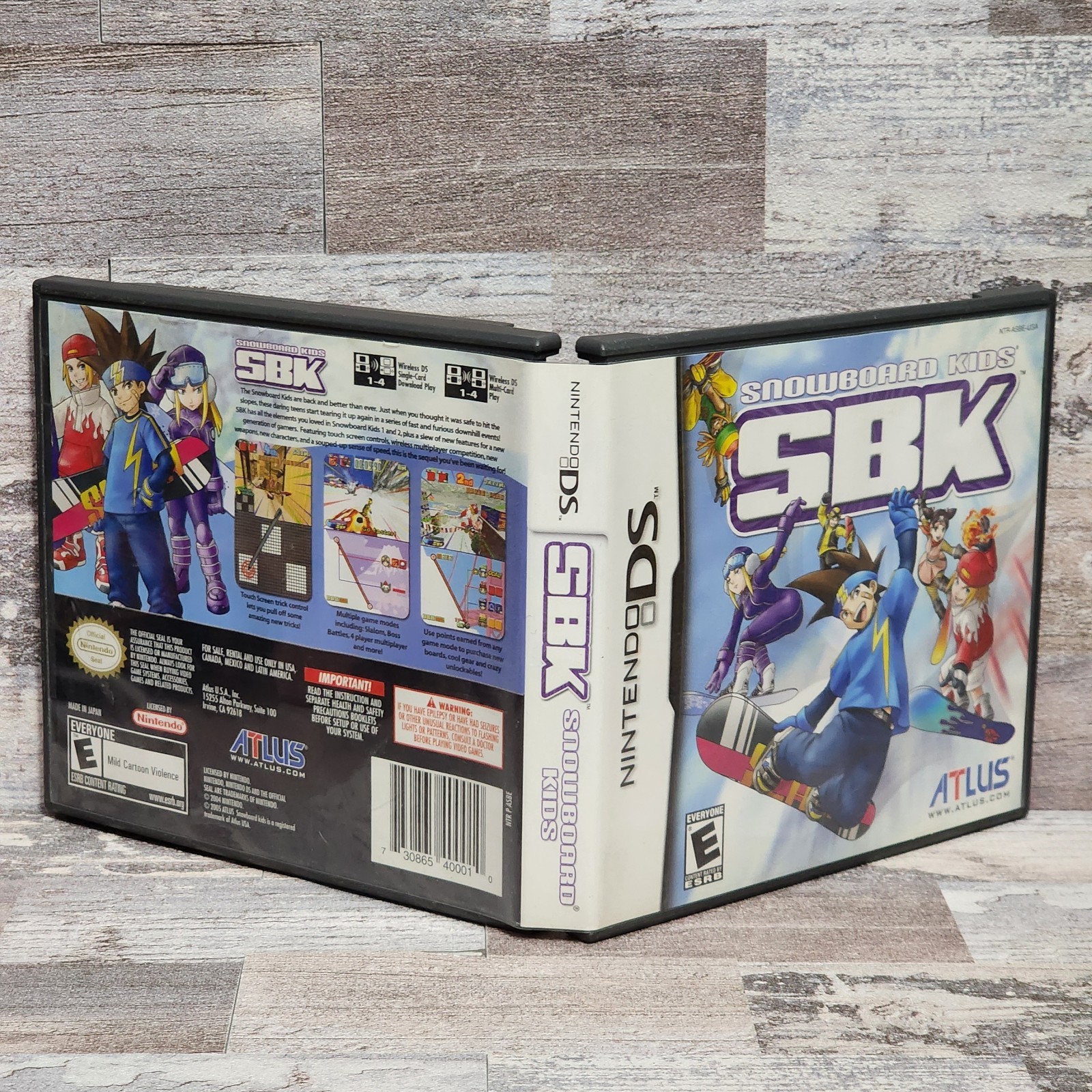 SBK Snowboard Kids (Nintendo DS) Complete Authentic CIB Tested