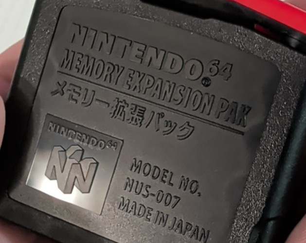 Nintendo 64 Expansion Pak Memory Pack N64 NUS-007 Official OEM Original Tested