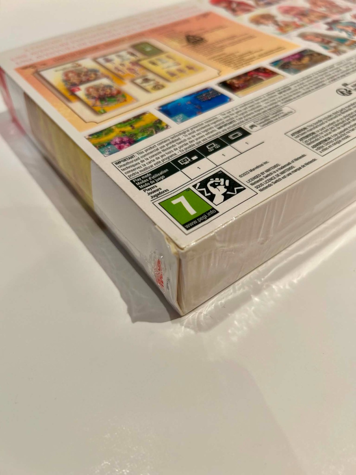 Rune Factory 3 Special Limited Edition PAL Region Free Switch Box Damage