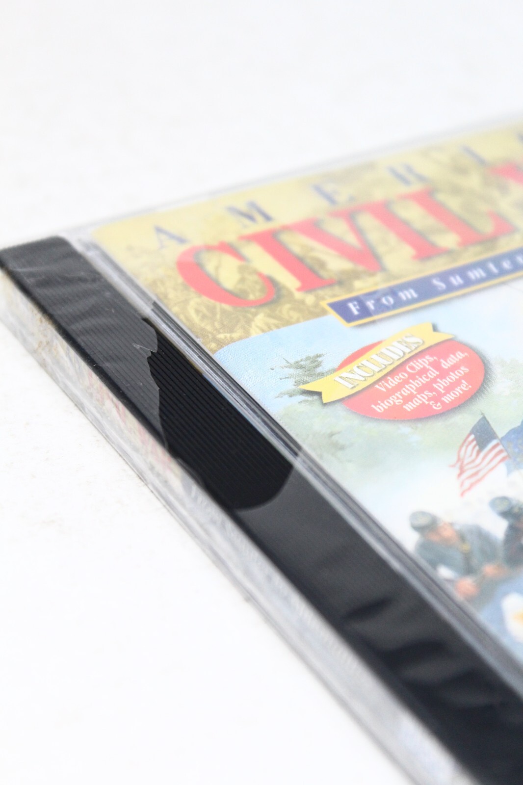 American Civil War From Sumter to Appomattox PC CD Rom Game Windows 95-NEW +