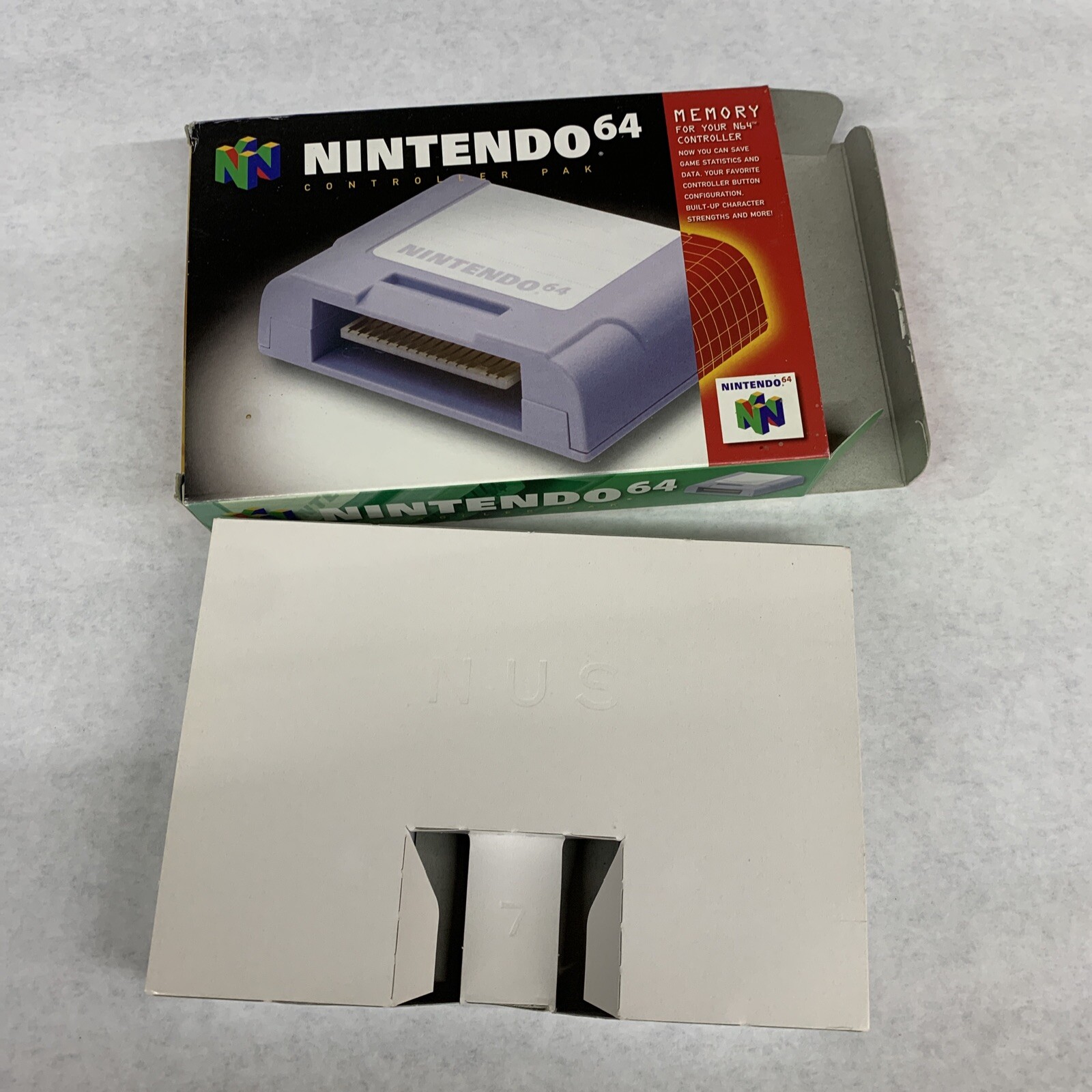 Nintendo 64 N64 Controller Memory Pak Box Box Only