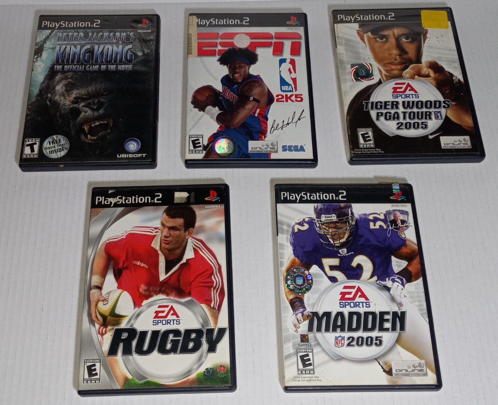 PS2 Games Lot Mixed Titles PlayStation 2 Sports Etc