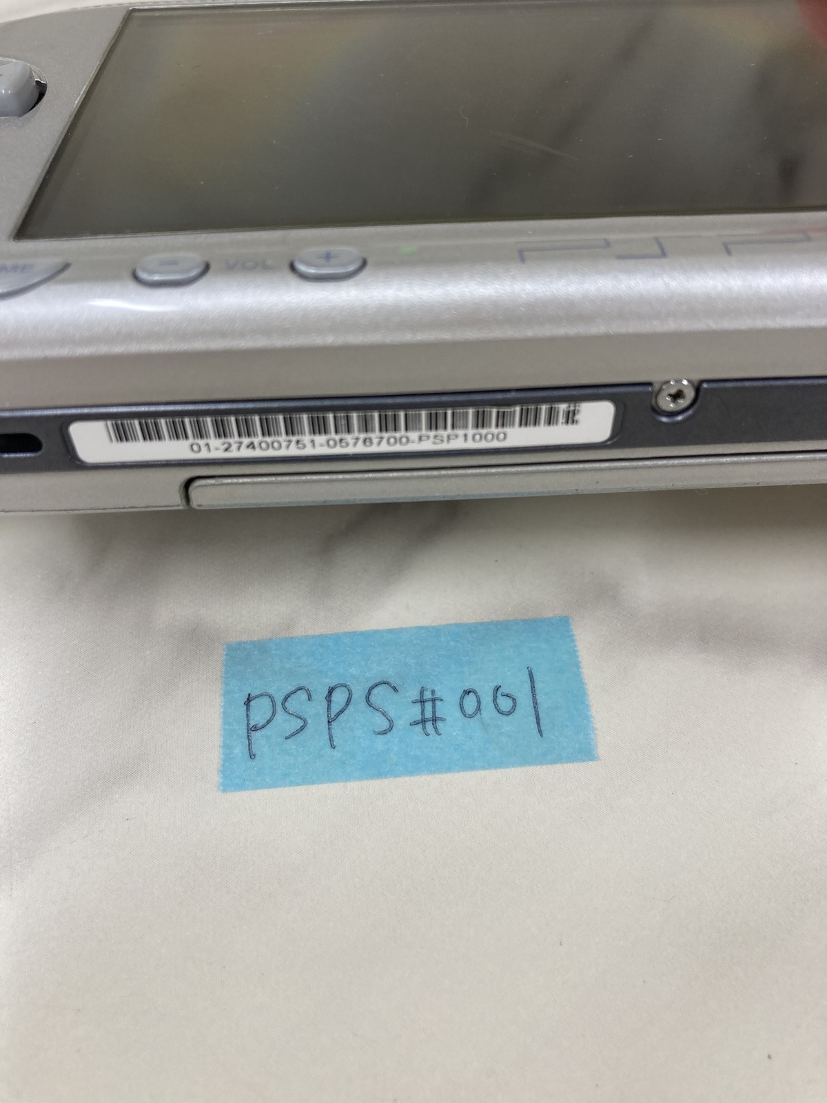 Used Silver PSP-1000 Console only | Tested | US Shipping | PSPS#001