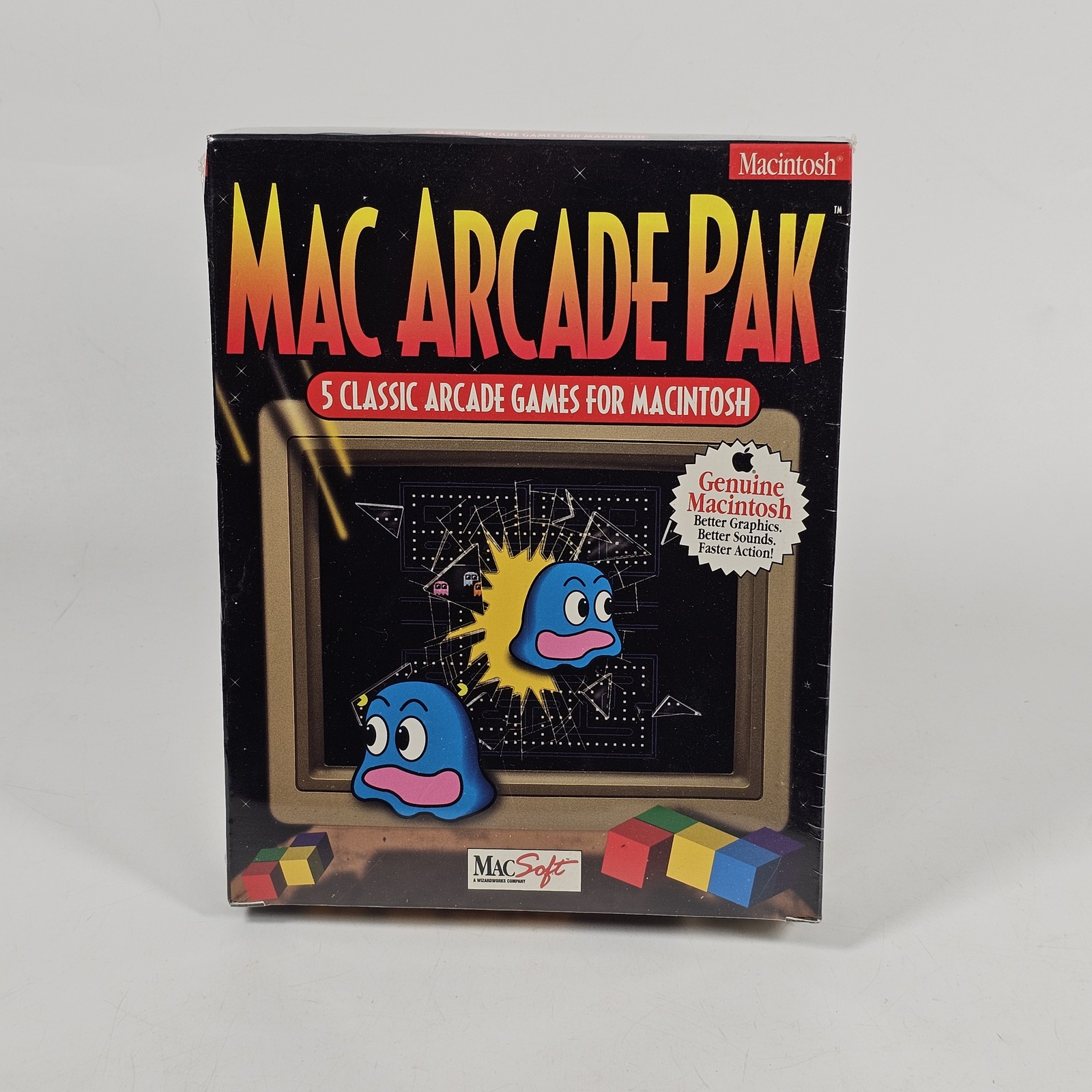 Mac Arcade Pak 5 Classic Games for Macintosh MacSoft Big Box PC Video Game NEW