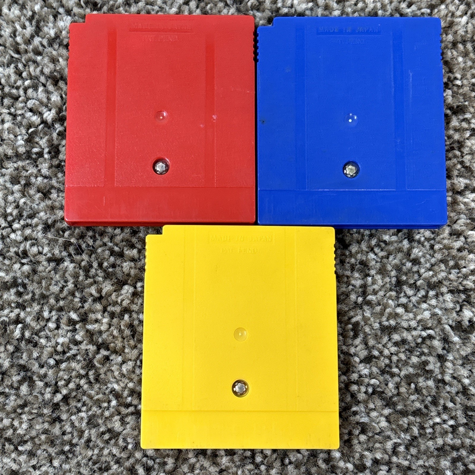 Pokemon Blue Red Yellow Gameboy Game Boy Authentic NEW BATTERY