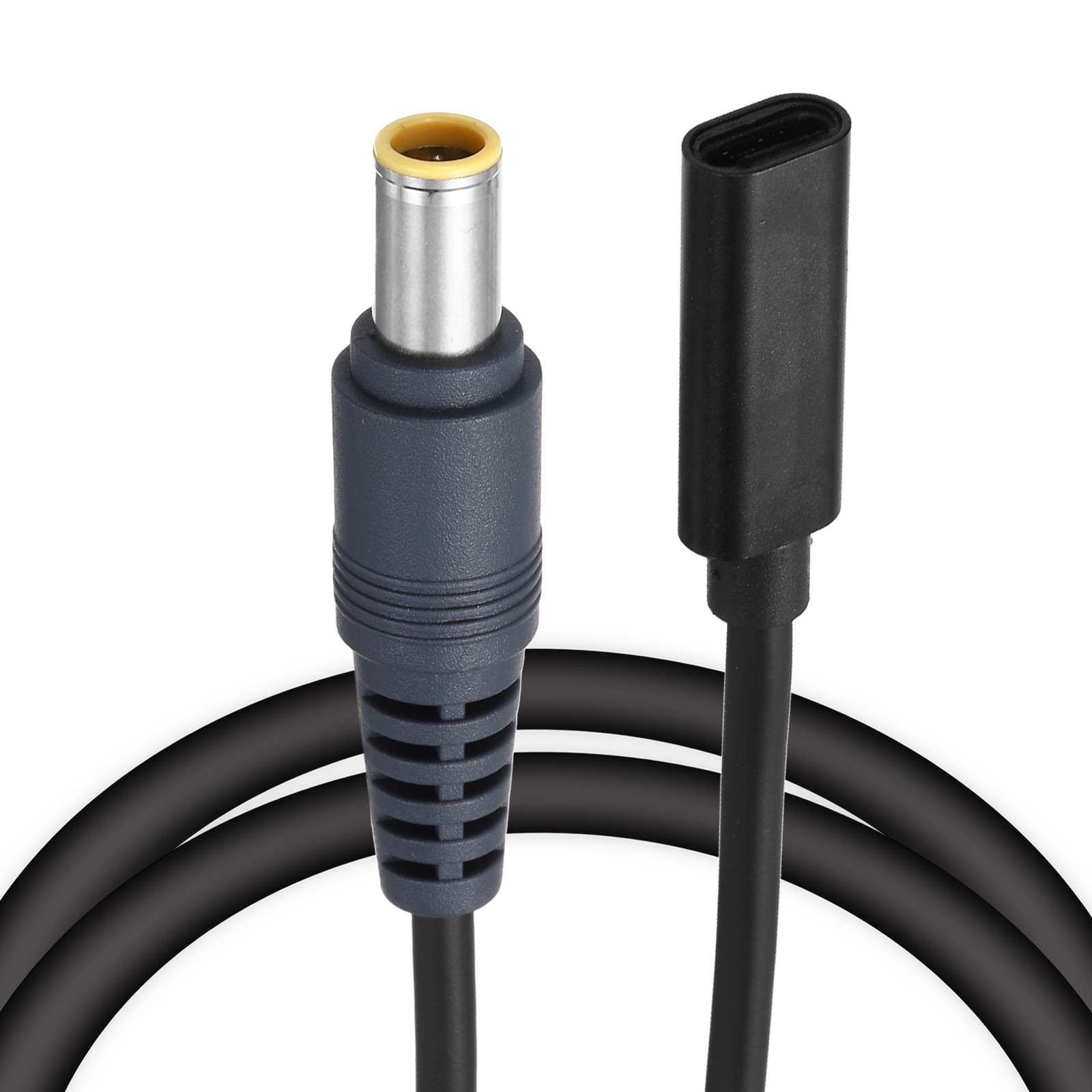 0.5FT USB C to DC PD Power Fast Charging Cable, 7.9mmx5.5mm 65W/18V-20V(Black)