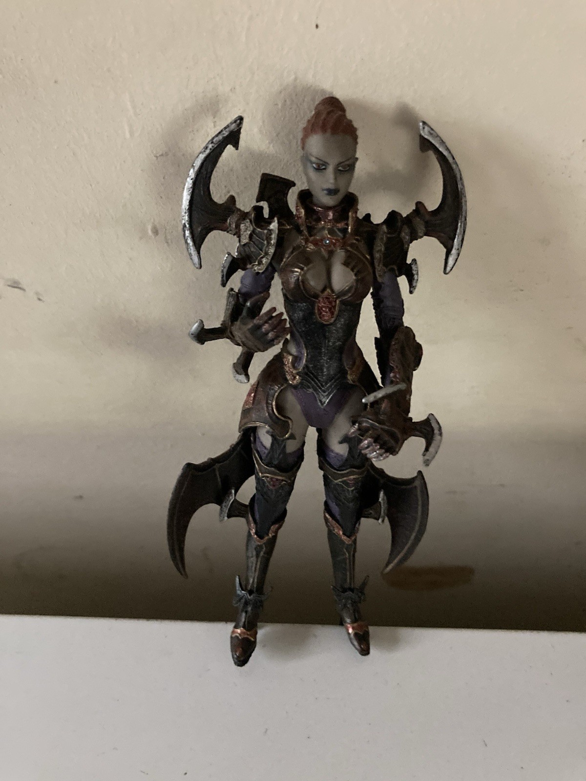 Avia Figure from Aion Limited Collectors Edition Winged Asmodian Daeva 6.25 Tall