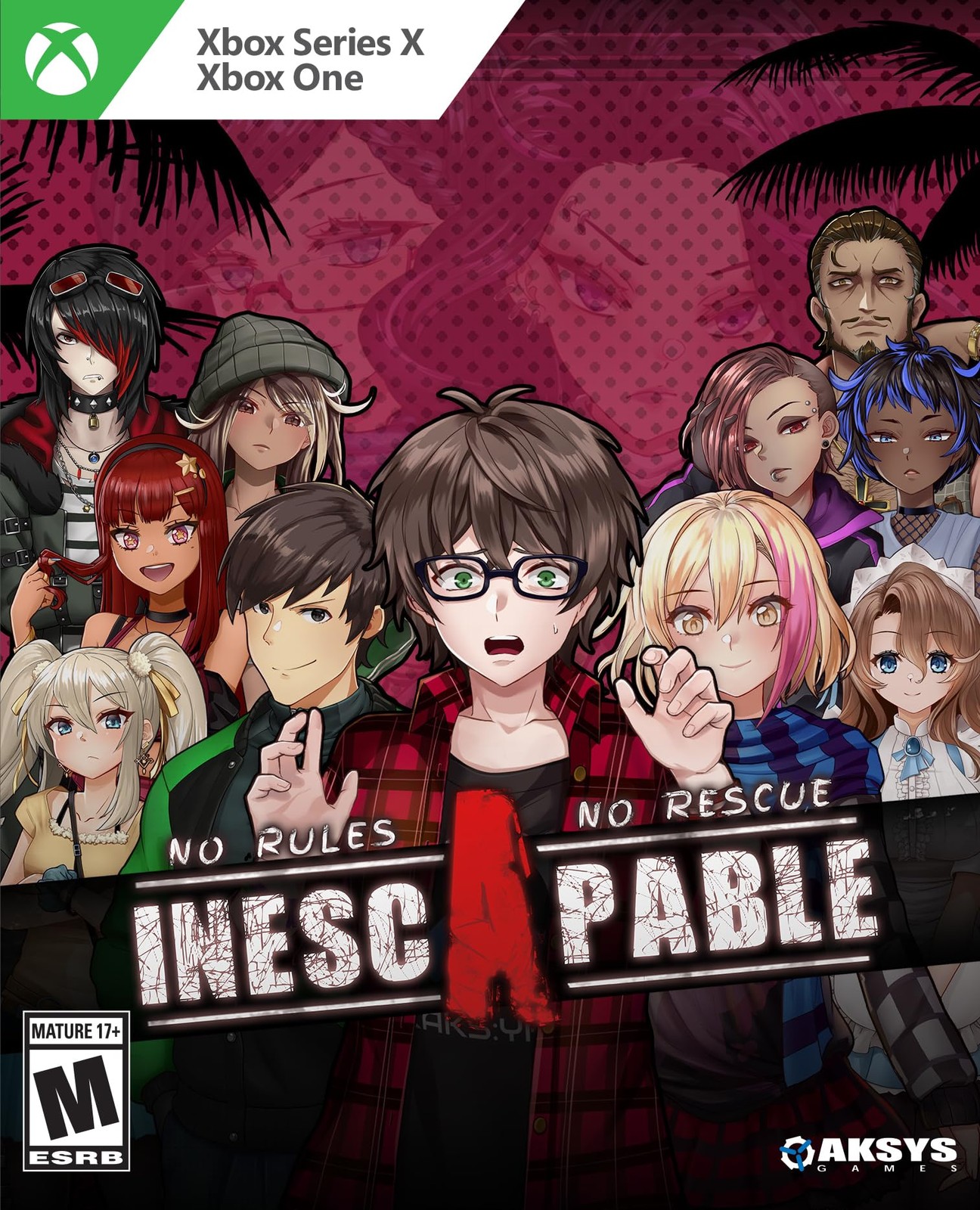 Inescapable: No Rules No Rescue XB1 For Xbox One Visual Novel Very Good 4E