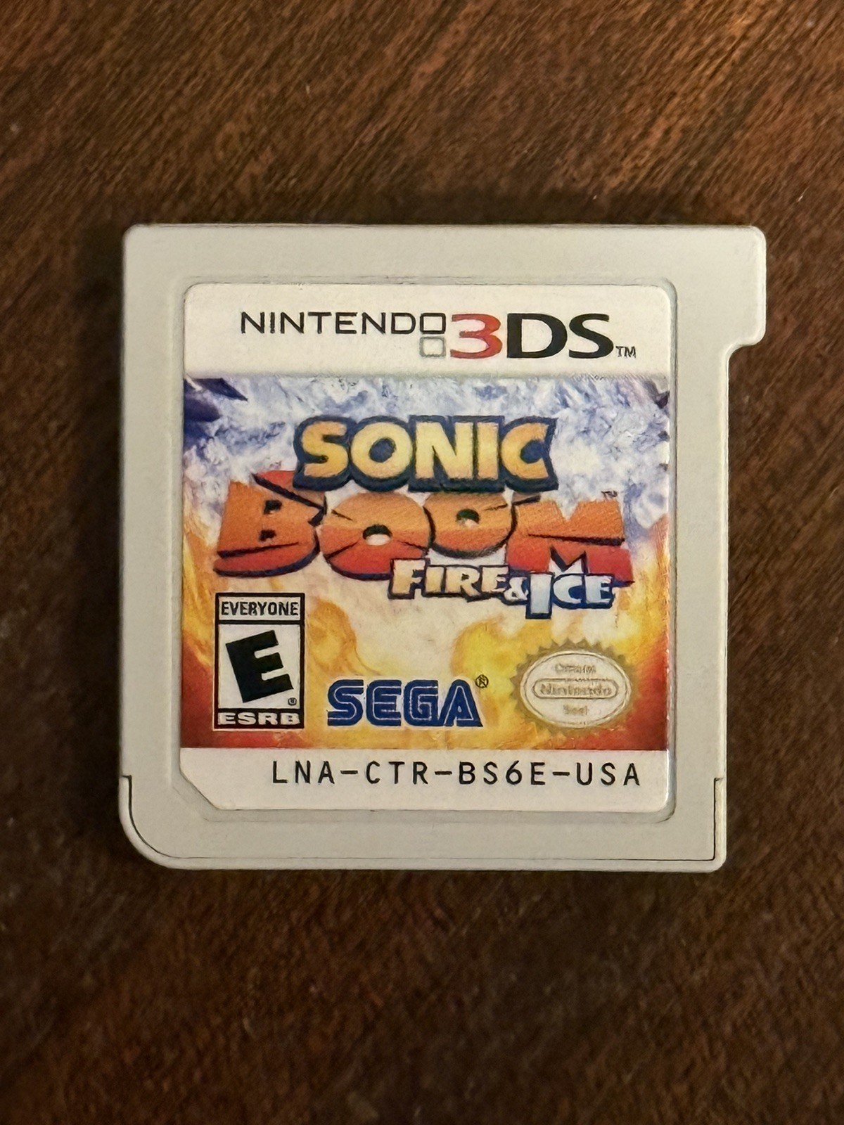 Sonic Boom: Fire & Ice Cartridge Only Authentic Nintendo 3DS, 2016