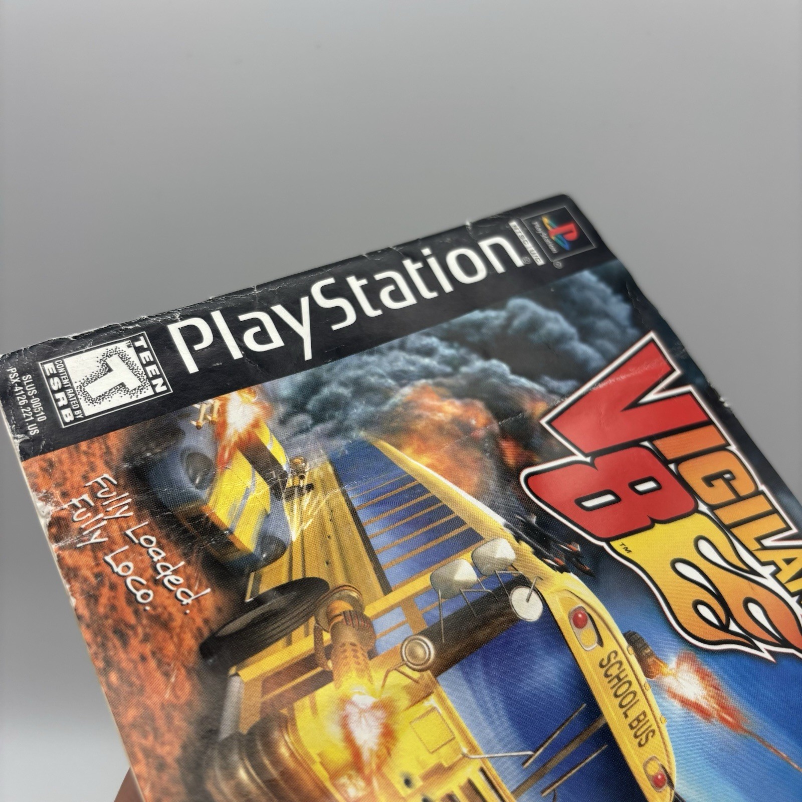 Vigilante 8 Sony PlayStation 1 – CIB – No Reg Card – Rough Manual -Tested- READ