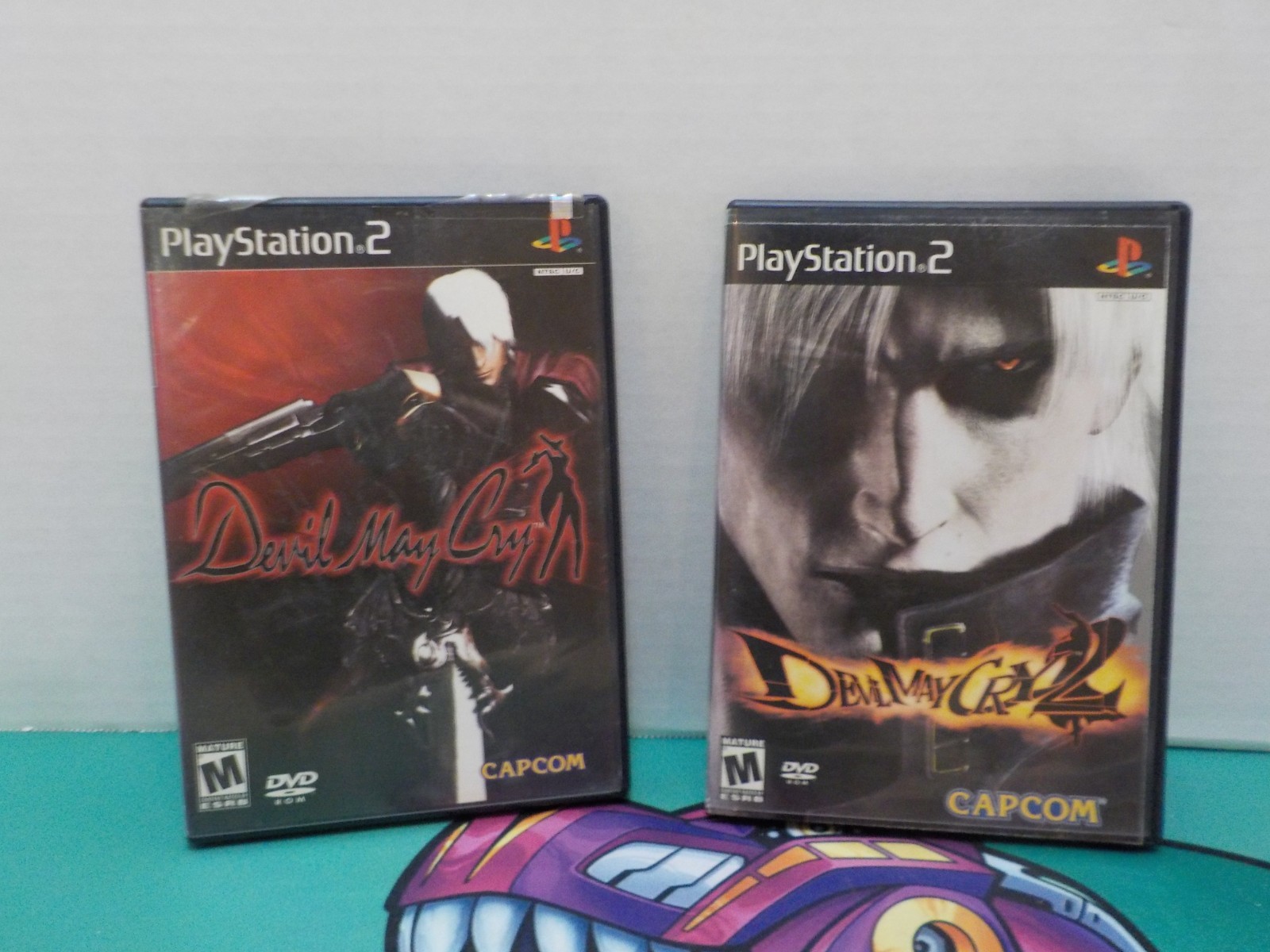 N A1001 Devil May Cry 1 & 2 (Sony PlayStation 2, PS2) CIB