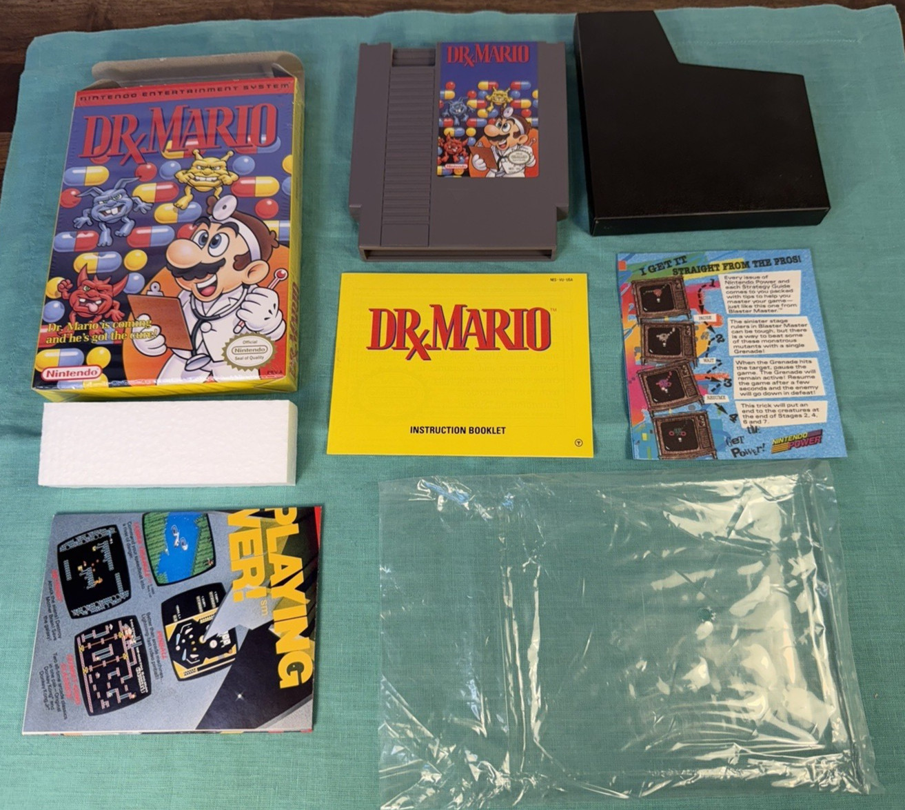 Dr. Mario (Nintendo NES, 1990) CIB Complete With Inserts Authentic