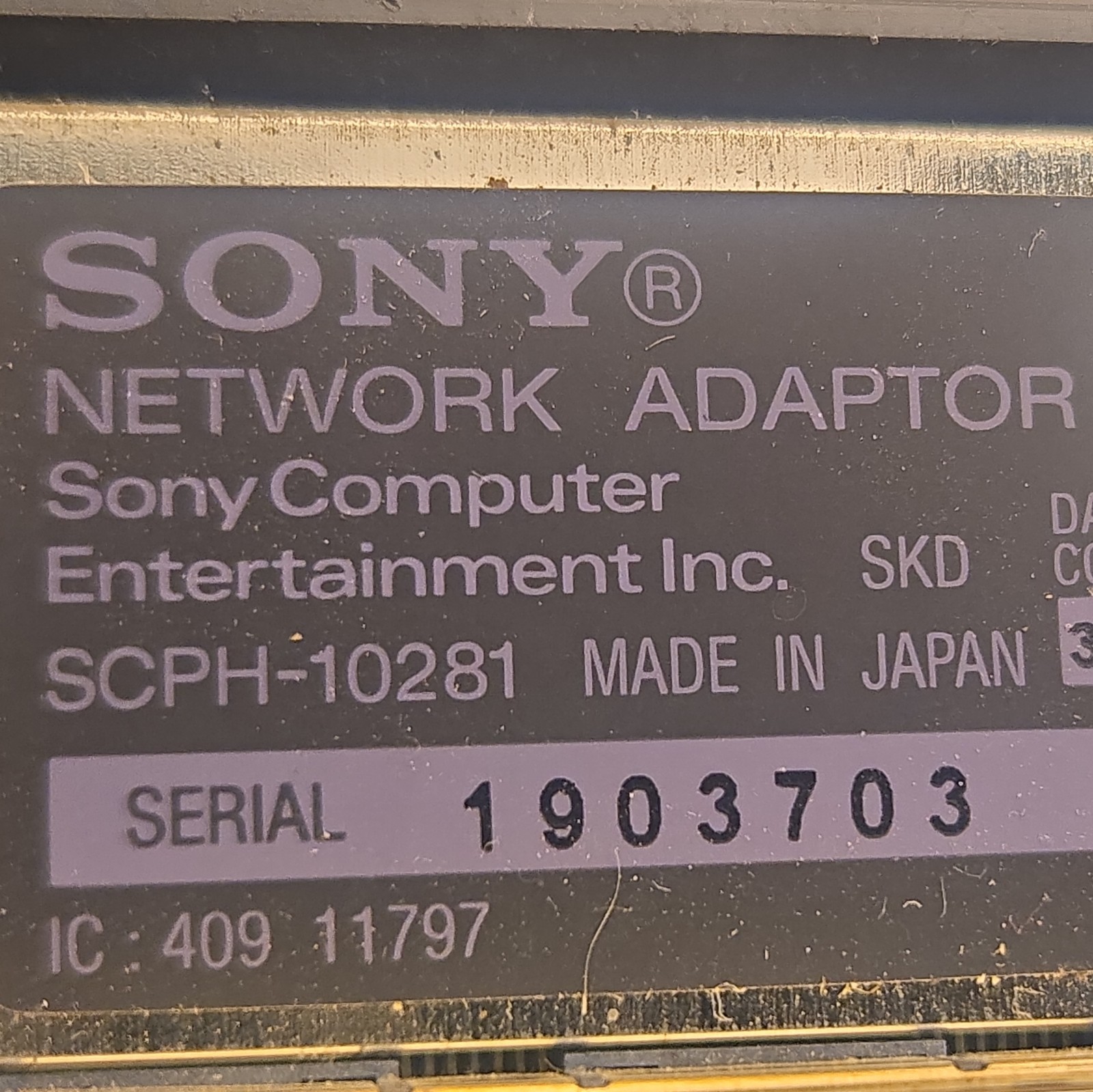OEM Original Sony PS2 HDD Network Adapter SCPH-10281 PlayStation2 FREE SHIPPING