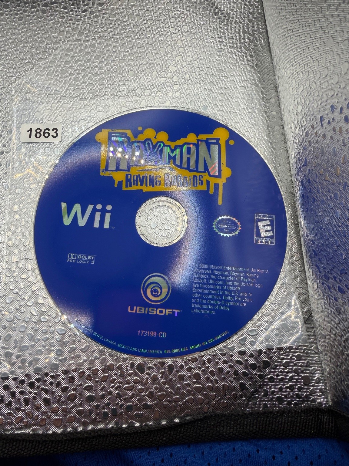 Rayman Raving Rabbids Wii Video Game Ubisoft Party Mini-Games
