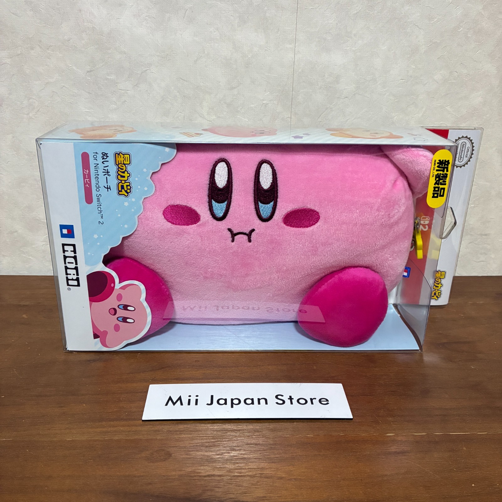 Kirby Plush Pouch for Nintendo Switch 2 OLED HORI 12.00″ 30.5cm Japan Limited
