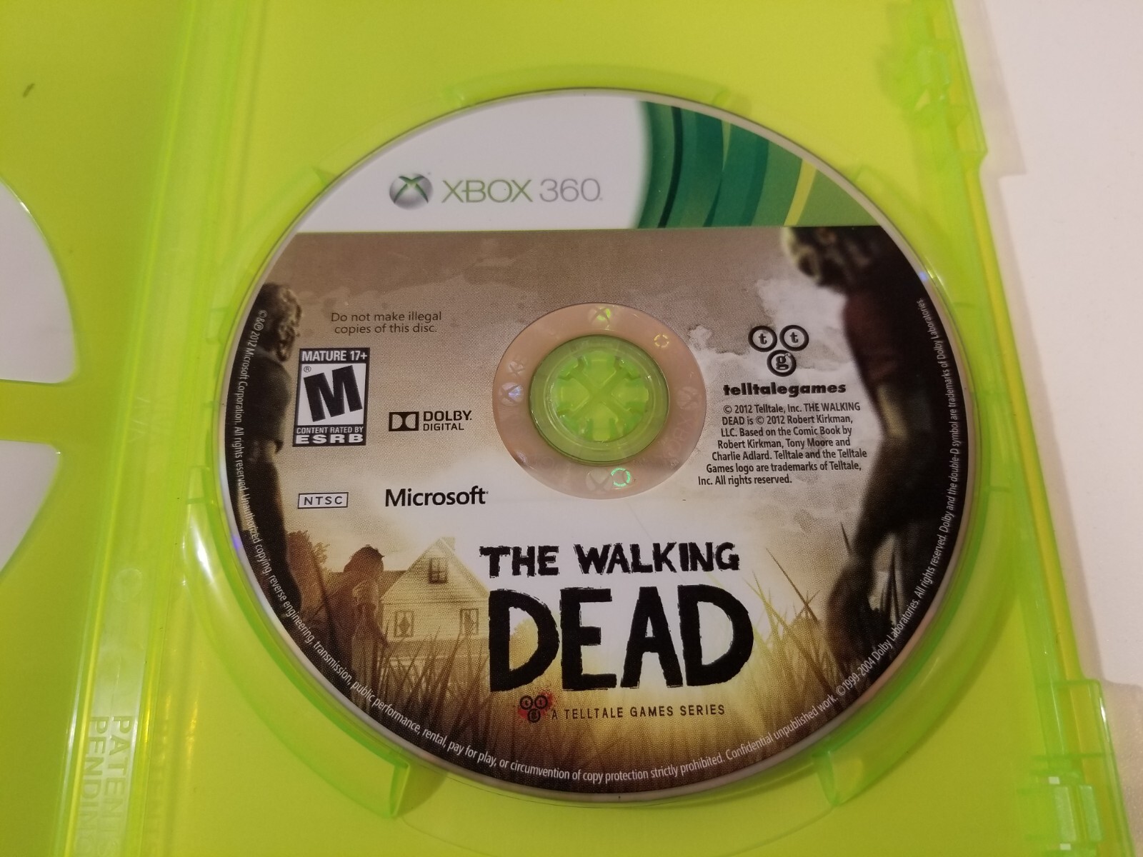 The Walking Dead: A Telltale Games Series (Microsoft Xbox 360, 2012) Tested